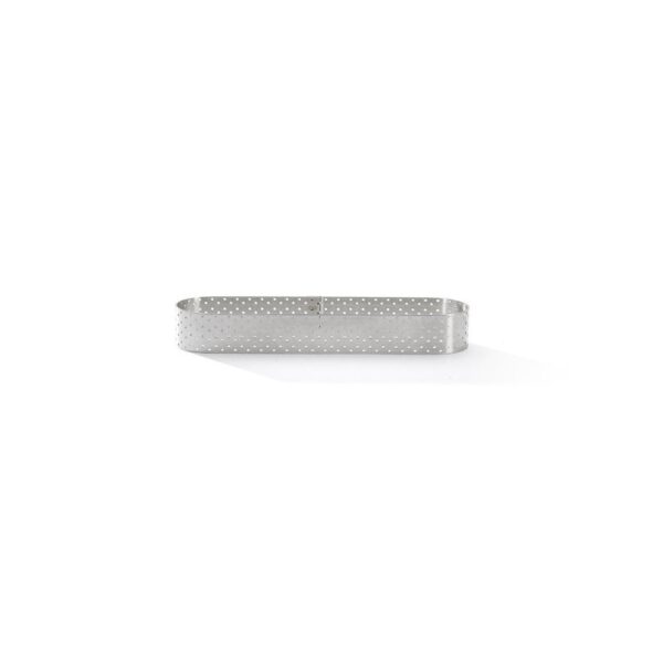 ARO DE AÇÕ INOXIDAVEL OVAL PERFURADO 22CM - Imagem 2