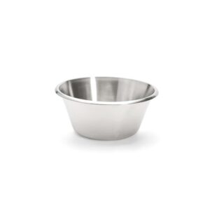 BACIA DE INOX RASA SEM ALÇA 24 CM