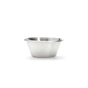 BACIA DE INOX RASA SEM ALÇA 40 CM