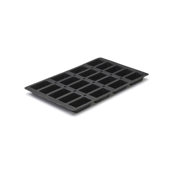 FORMA MOUL FLEX PRO DE SILICONE QUADRADA P MINI CAKES C/20 MINI CAKES
