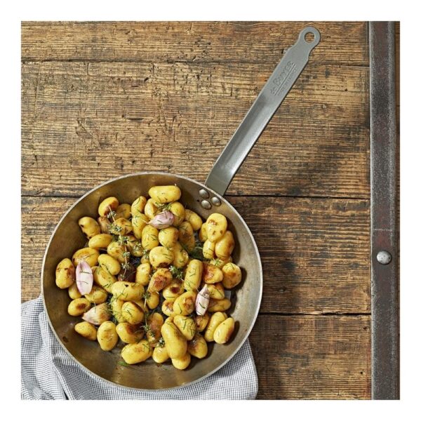 FRIGIDEIRA REDONDA CARBONE PLUS EM ACO DIAM 22 CM - Imagem 2