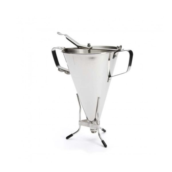 FUNIL PISTÃO AÇO INOXIDAVEL DE 3.3 LTS + 2 TB C/ DIAM DE 5 E 10 MM