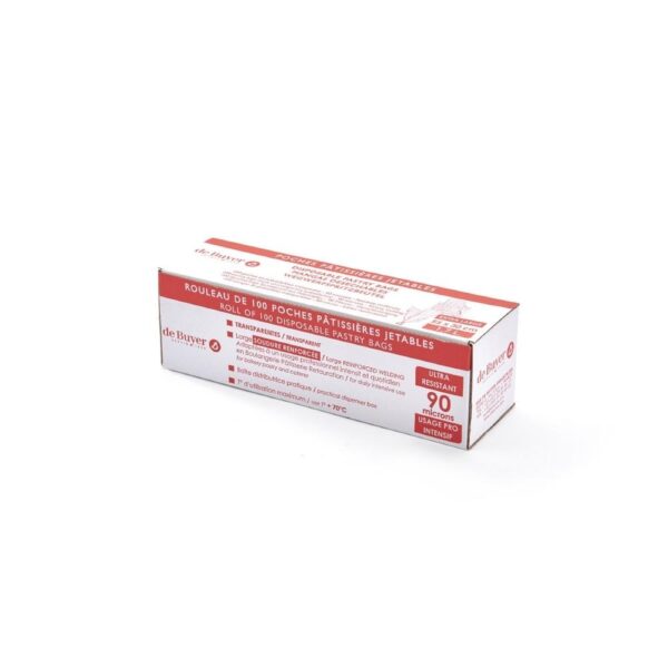 ROLO COM 100 SACOS DE CONFEITEIRO - DESCARTAVEIS 55CM